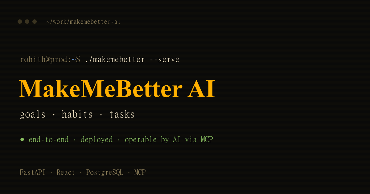 MakeMeBetter AI